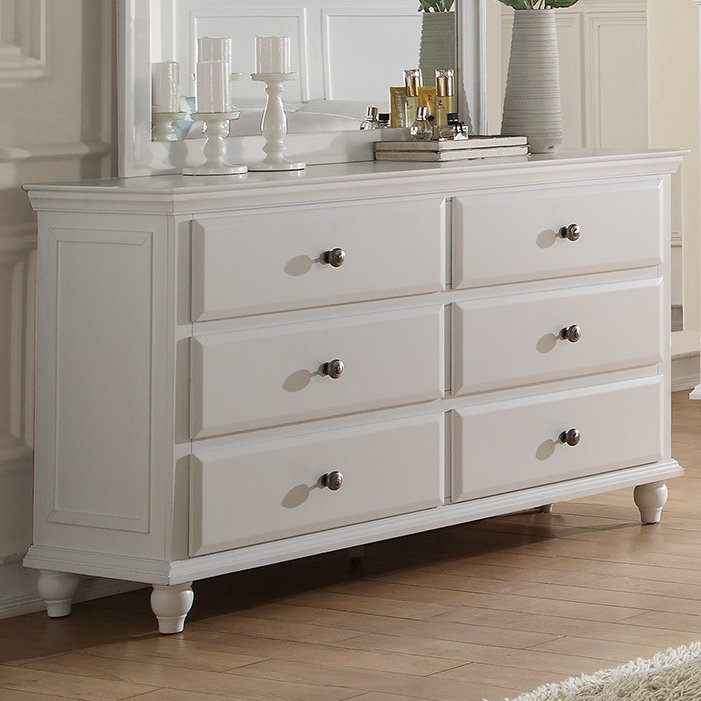 A&J Homes Studio Trisa 6 Drawer Double Dresser & Reviews Wayfair